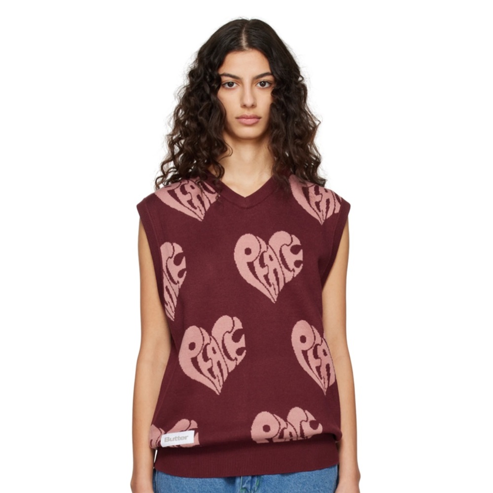 Butter Goods Heart Vest New with tags.